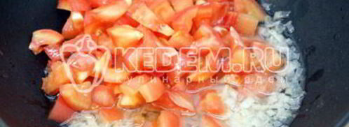 фаршированные перцы с томатами. Шаг 5