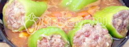 фаршированные перцы с томатами. Шаг 7