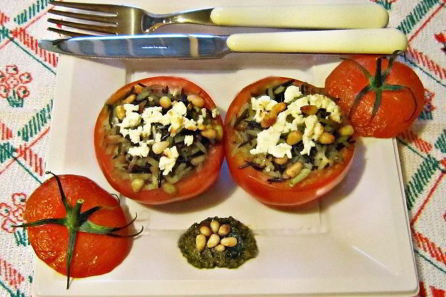 Рецепт фаршированных помидоров вкусной парочки