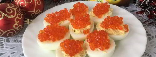 яйца, фаршированные икрой. Шаг 5