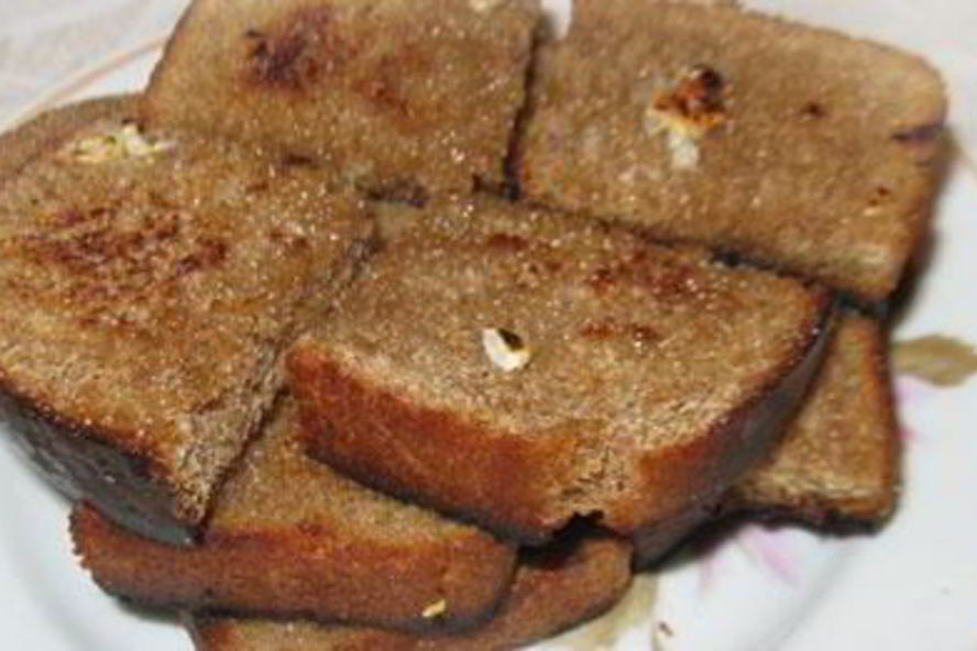 Рецепт гренков с чесноком