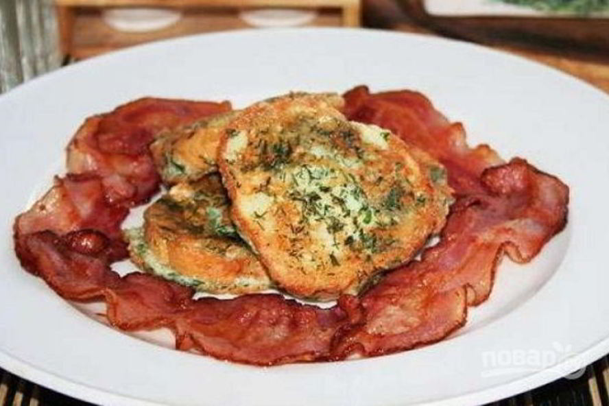 Рецепт гренков с сыром и яйцом на сковороде