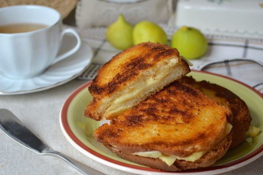 Рецепт гренков с сыром