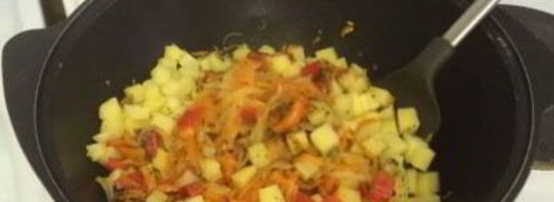 баклажанная икра очень вкусная. Шаг 2