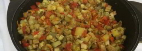 баклажанная икра очень вкусная. Шаг 4