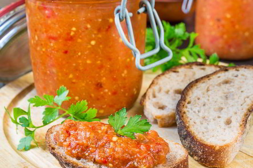 Рецепт баклажанно-перечной икры