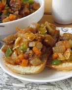 Икра из баклажанов кусочками