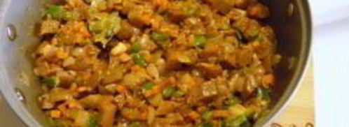 икра из баклажанов кусочками. Шаг 9