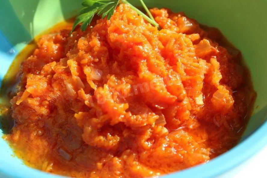 Рецепт икры из помидор