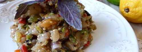 икра из запеченных овощей с оливками и каперсами. Шаг 6