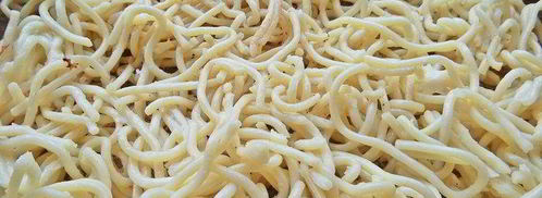 канапе из спагетти. Шаг 3