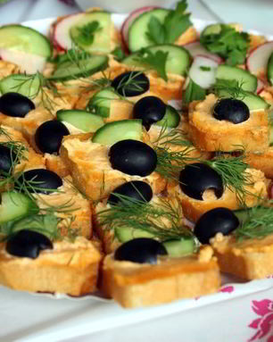 Канапе Морская фантазия