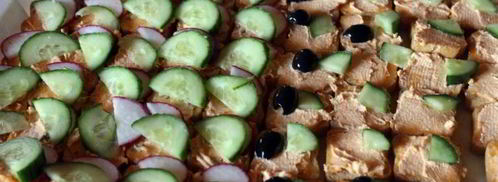 канапе морская фантазия. Шаг 2