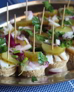 Канапе Под водочку