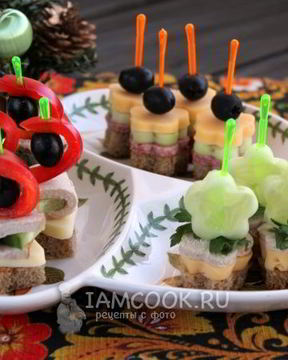 Канапе Праздничное ассорти