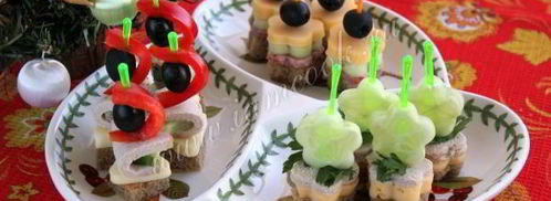 канапе праздничное ассорти. Шаг 13