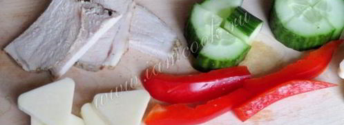 канапе праздничное ассорти. Шаг 9