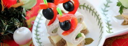 канапе праздничное ассорти. Шаг 11