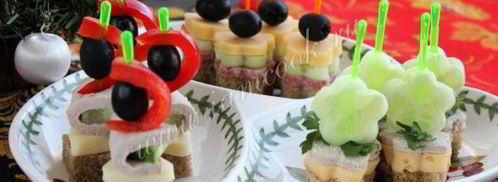 канапе праздничное ассорти. Шаг 12