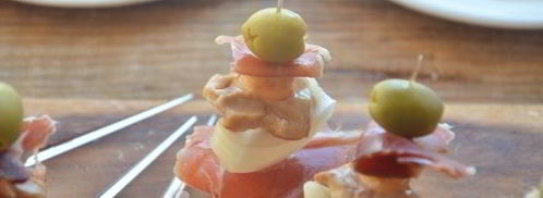 канапе с хамоном, грибами и сыром. Шаг 5