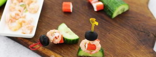 канапе с креветками. Шаг 4