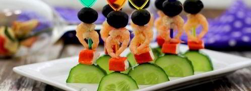 канапе с креветками. Шаг 7