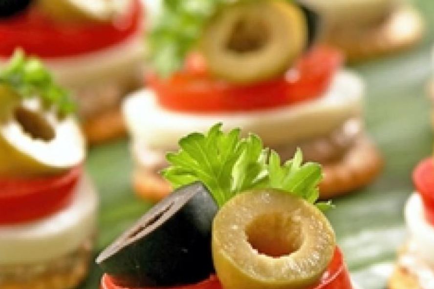 Рецепт канапе с паштетома