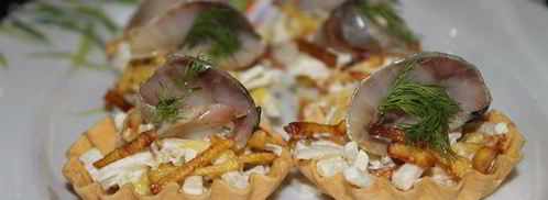 канапе с сельдью. Шаг 9