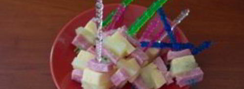 канапе с ветчиной и сыром. Шаг 4