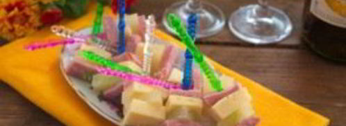 канапе с ветчиной и сыром. Шаг 5