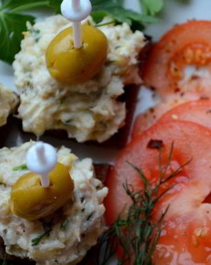 Канапе закусочное