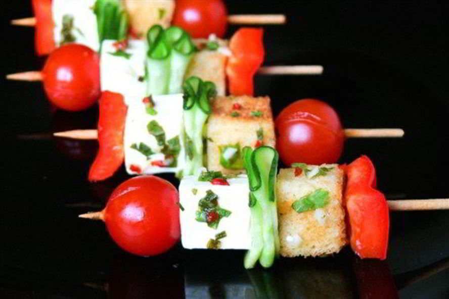 Рецепт сырных канапе