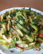 Летняя закуска из кабачков