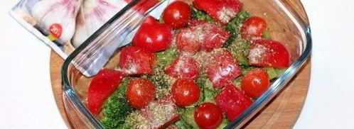 маринованные куриные крылышки c овощами. Шаг 5