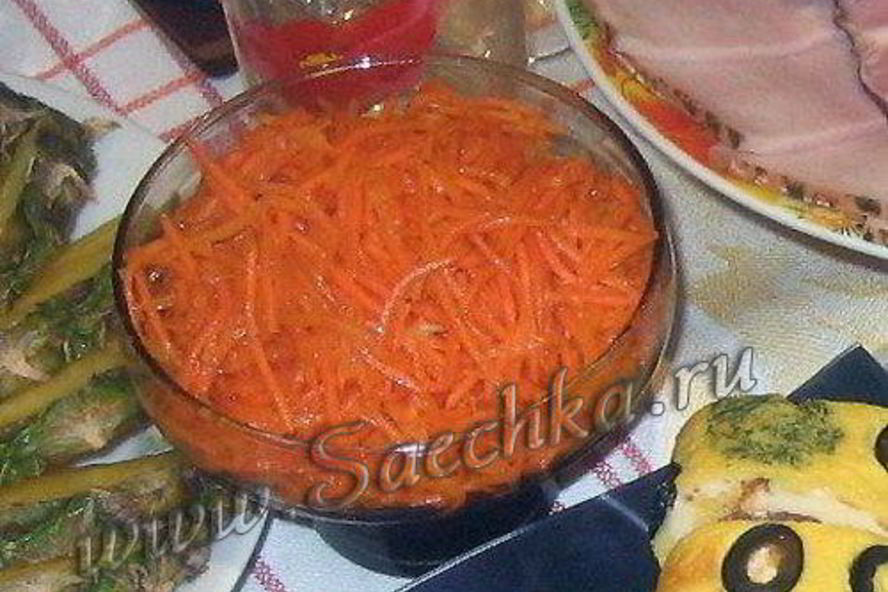Рецепт моркови по-корейски на зиму