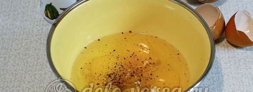 диетический омлет в духовке. Шаг 3