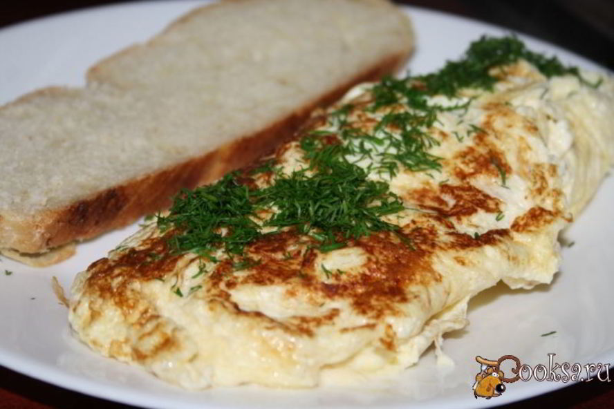 Рецепт французского сливочного омлета