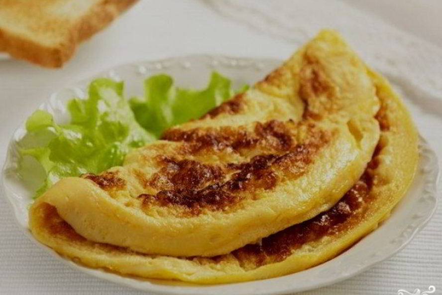 Рецепт омлета классического с молоком