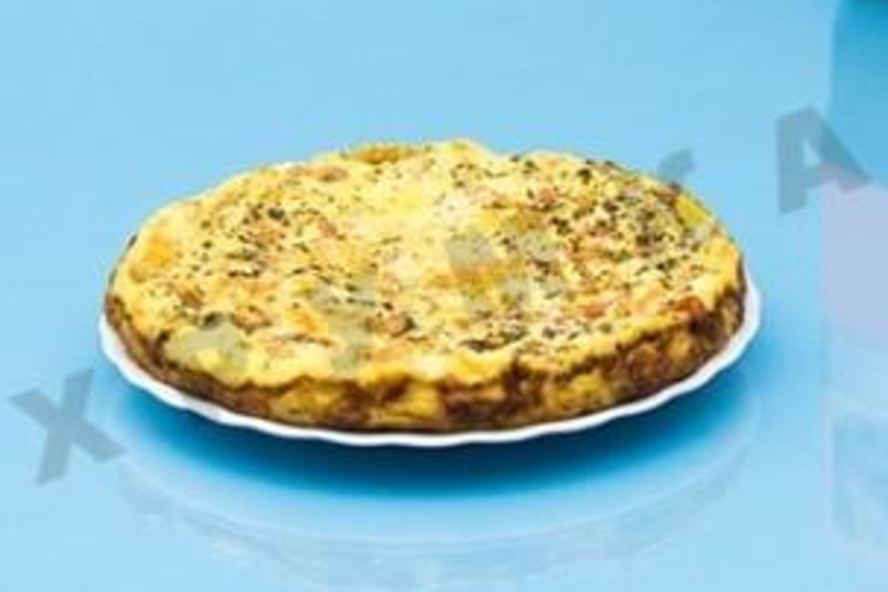 Рецепт омлета микс со свининой и помидорами черри