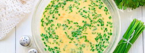 омлет на кефире. Шаг 5