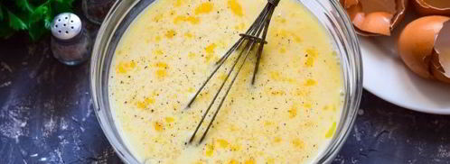 омлет на сковороде. Шаг 6