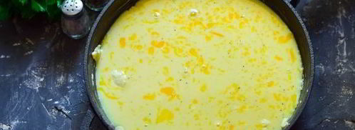 омлет на сковороде. Шаг 9