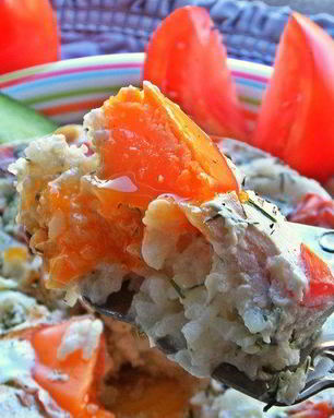 Омлет рыбный Дачный