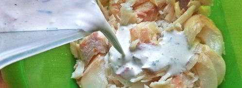 омлет рыбный дачный. Шаг 11