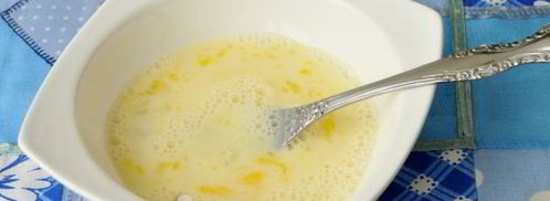 омлет с горбушей в духовке в горшочке. Шаг 6