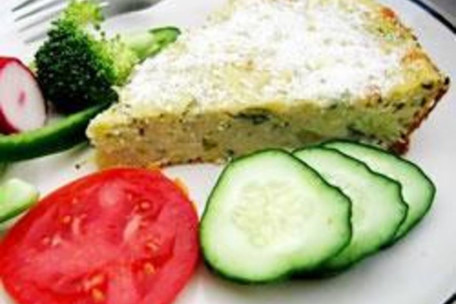 Рецепт омлета с картофелем и цуккини