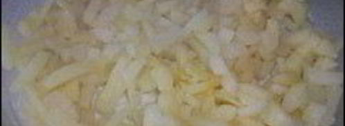 омлет с картошкой, сосисками, зеленью и плавлеными сырками в духовке. Шаг 8