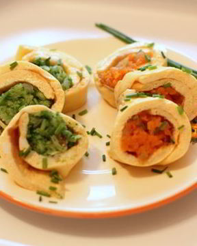 Омлет с овощами