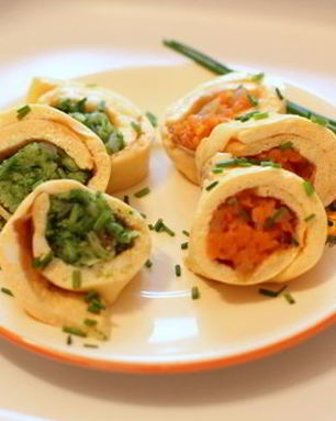 Омлет с овощами