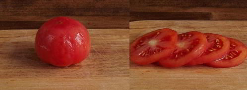 омлет с помидорами. Шаг 2